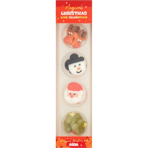 ASDA Magical Christmas Cake Decorations (12) Compare Prices & Where