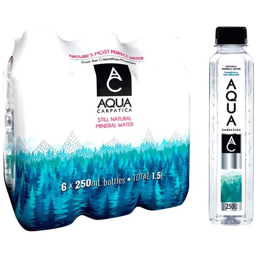 AQUA Carpatica Still Natural Mineral Water Low Sodium & Nitrates (6 x