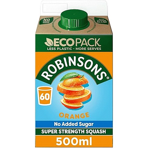 Robinsons Super Strength Orange Squash (500ml) Compare Prices & Where