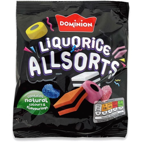Dominion Liquorice Allsorts (230g) Compare Prices & Where To Buy