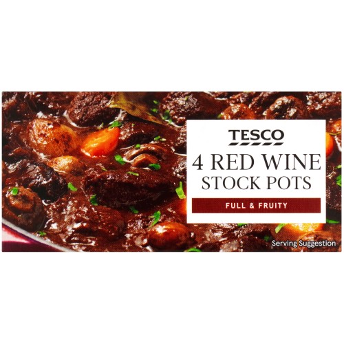 Tesco Red Wine Stock Pots (4 x 112g) Compare Prices & Where To Buy