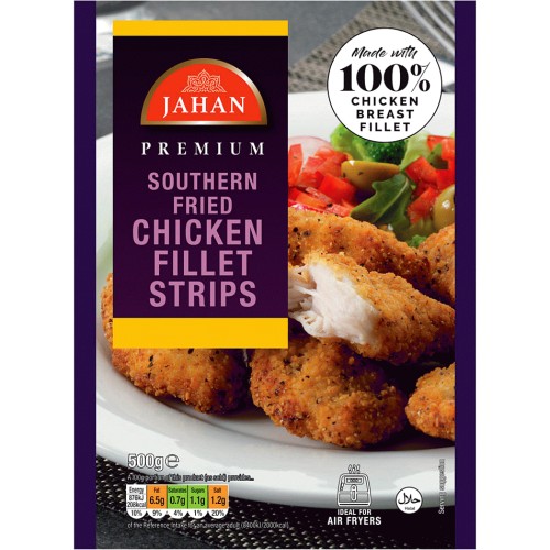 Jahan Southern Fried Chicken Fillet Strips (500g) Compare Prices