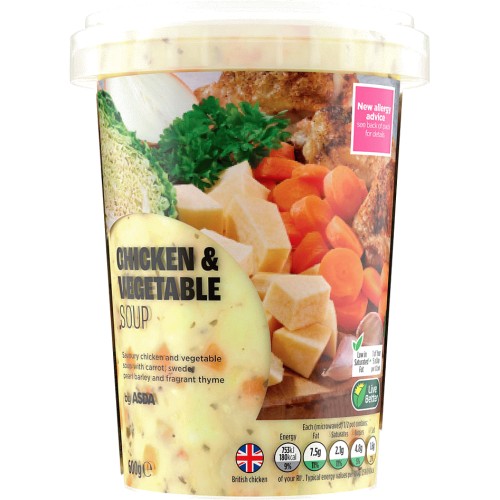 ASDA Chicken & Vegetable Soup (600g) Compare Prices & Where To Buy