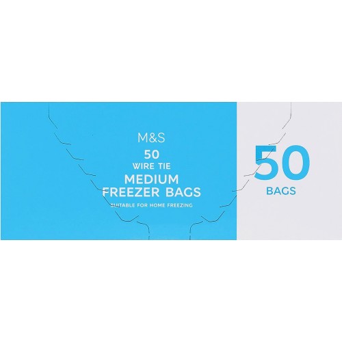 M&S Medium Wire Tie Freezer Bags (50) Compare Prices & Where To Buy