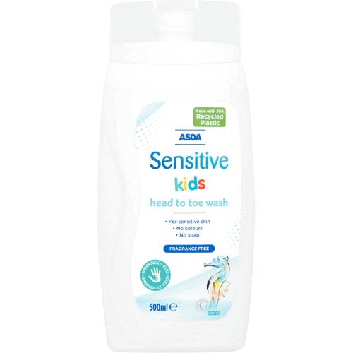 ASDA Sensitive Kids Head to Toe Wash (500ml) Compare Prices & Where