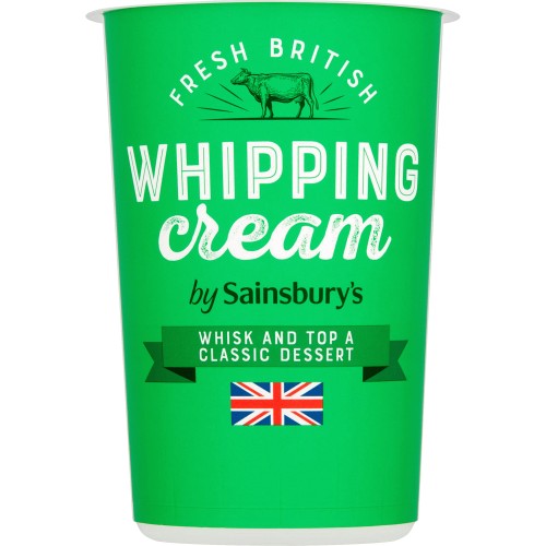 Sainsbury's Whipping Cream (600ml) Compare Prices & Where To Buy