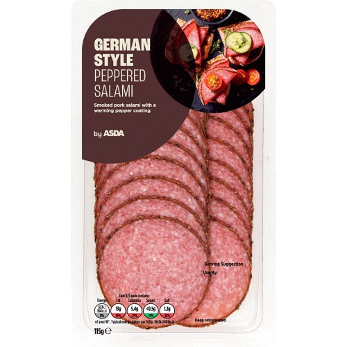 ASDA German Style Peppered Salami (115g) Compare Prices & Where To