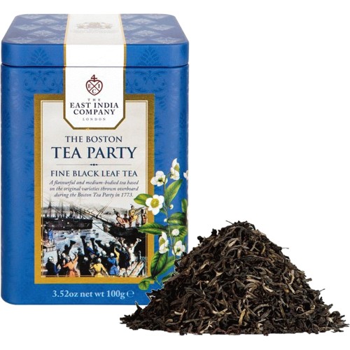 The East India Company Boston Tea Party Black Loose Leaf Tea Caddy