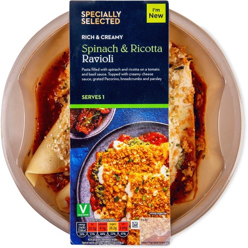 Specially Selected Rich & Creamy Spinach & Ricotta Ravioli (400g