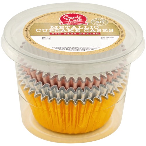 Sainsbury's Metallic Cupcake Cases (30 x 27g) Compare Prices & Where To Buy Trolley.co.uk