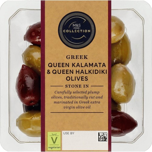 M&S Collection Greek Queen Kalamata & Queen Halkidiki Olives (150g