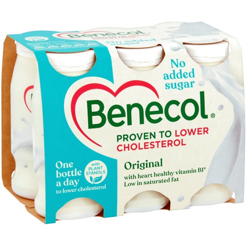 Benecol Original NAS Yogurt Drinks 6x67.5 (6 x 67.5g) Compare Prices