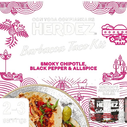 Herdez Barbacoa Taco Kit Smoky Chipotle Black Pepper & Allspice