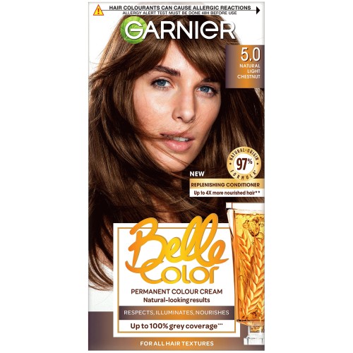 Garnier Belle Color Natural Permanent Hair Dye Brown 5 Compare Prices