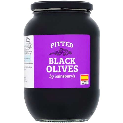 Sainsbury's Pitted Black Olives (370g*) (800g) Compare Prices & Where