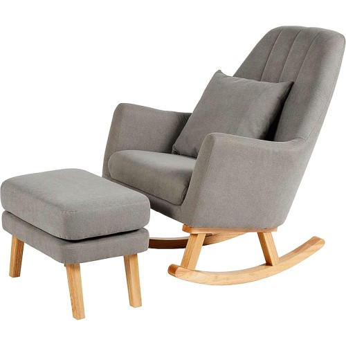 Ickle Bubba Eden Deluxe Nursery Rocking Chair Charcoal Grey Compare