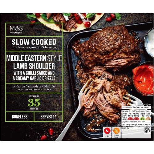 M&S Middle Eastern Style Lamb Shoulder (408g) Compare Prices & Where