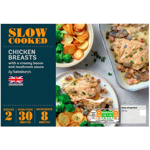 Sainsbury's Slow Cooked Chicken Breasts (470g) Compare Prices & Where