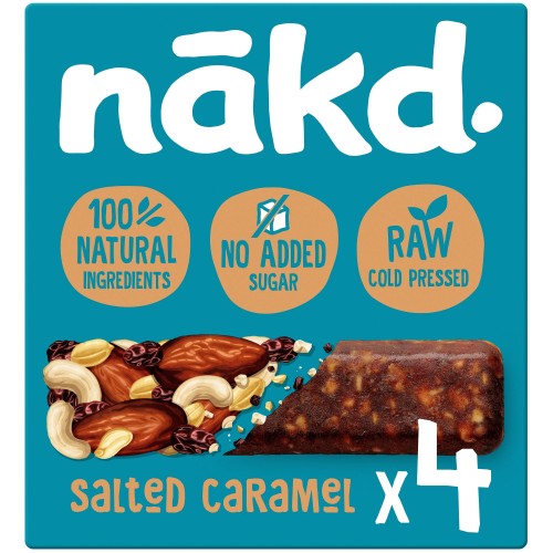 Nakd Salted Caramel Fruit & Nut Bars (4 x 35g) Compare Prices & Where