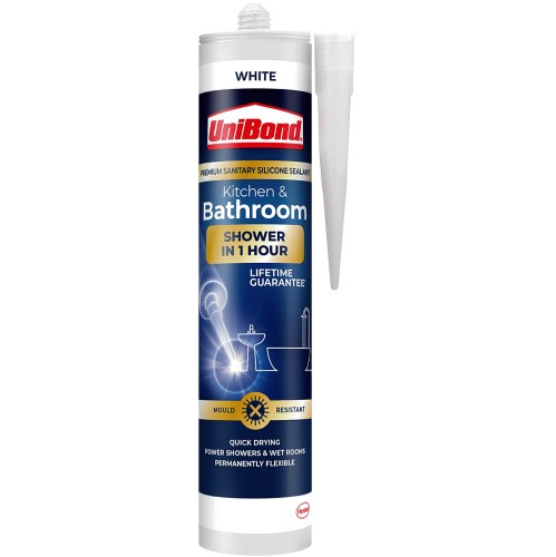 Unibond Bathroom Sealant White (300ml) Compare Prices Trolley.co.uk