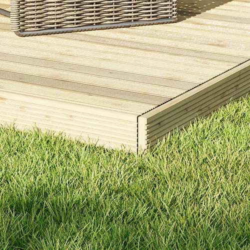 Power 10x16ft Timber Decking Kit With Handrails On 3 Sides Compare