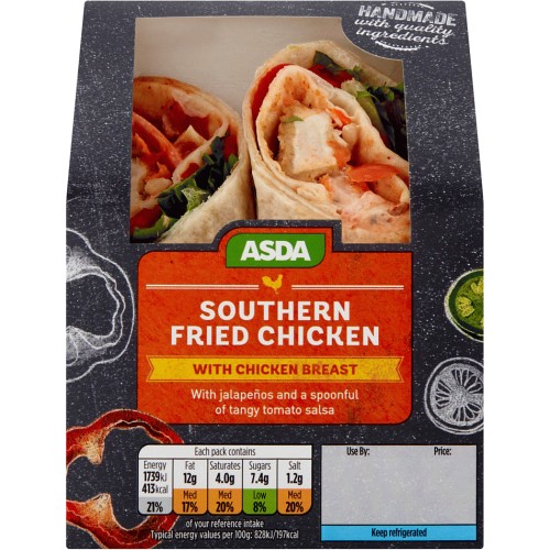 ASDA Southern Fried Chicken Wrap Compare Prices & Where To Buy