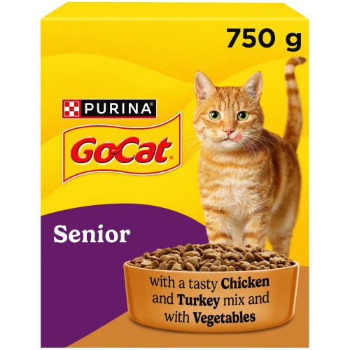 GoCat Senior Dry Cat Food Chicken Rice & Veg (750g) Compare Prices