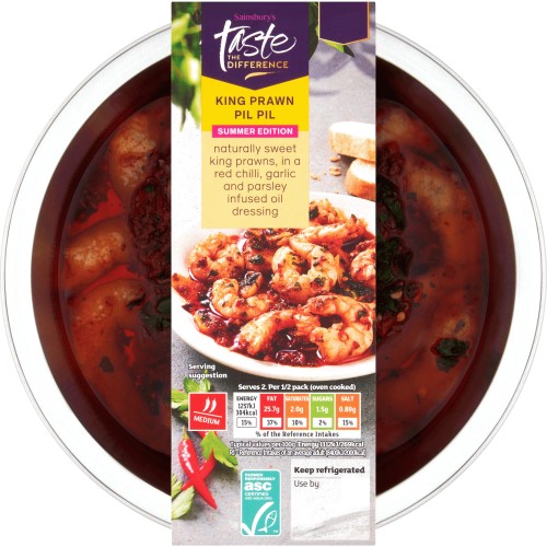 Sainsbury's ASC Pil Pil King Prawn Taste the Difference (140g