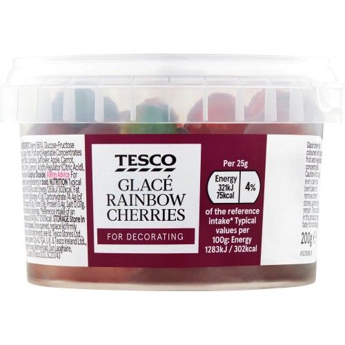 Tesco Glace Rainbow Cherries (200g) Compare Prices & Where To Buy