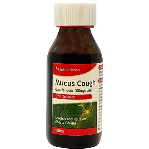 Bell's Healthcare Mucus Cough Guaifenesin Oral Solution (100mg, 5ml