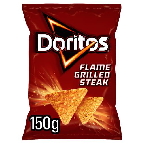 Doritos Flame Grilled Steak Sharing Tortilla Chips (150g) Compare