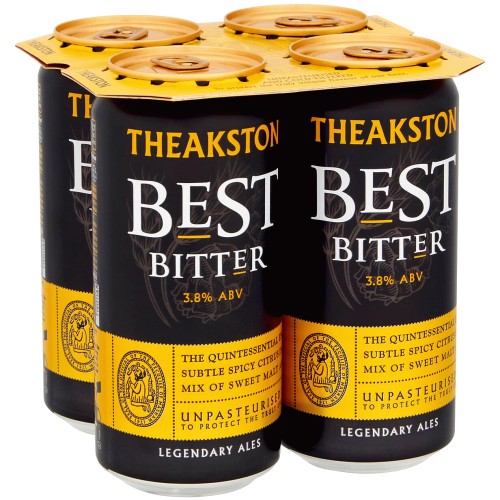 Theakston Best Bitter Beer Cans (4 x 440ml) Compare Prices & Where To