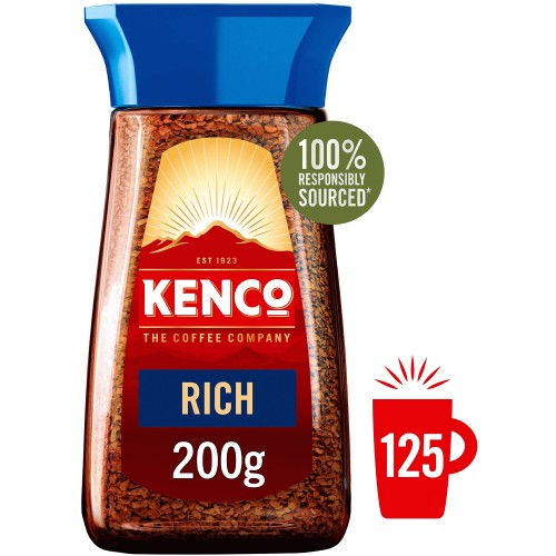 Kenco Rich Instant Coffee (200g) £5.00 Best Price Compare Prices