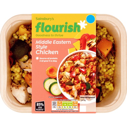 Sainsbury's Flourish Middle Eastern Style Chicken Ready Meal for 1