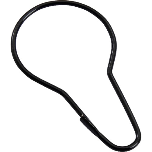 Sainsbury's Home Shower Curtain Rings Black 12pc Compare Prices