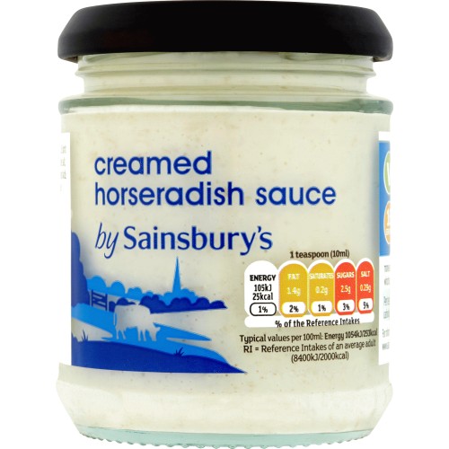 Sainsbury's Creamed Horseradish Sauce (160ml) Compare Prices & Where