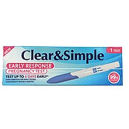 Clear & Simple Early Signs Midstream Pregnancy Kit Compare Prices