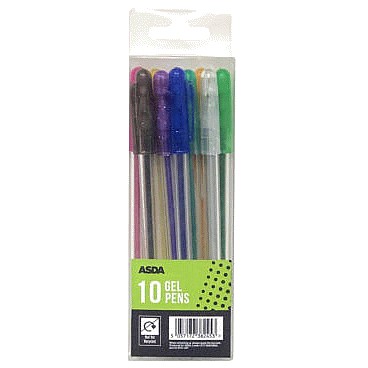 Morrisons Glitter Gel Pens (6) Compare Prices & Where To Buy