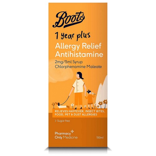 Piriteze Allergy & Hayfever Syrup Sugar Free Banana Flavour (70ml