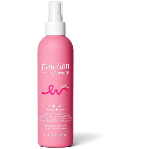 Function of Beauty Curls With Benefits Detangle Define & Shine Spray