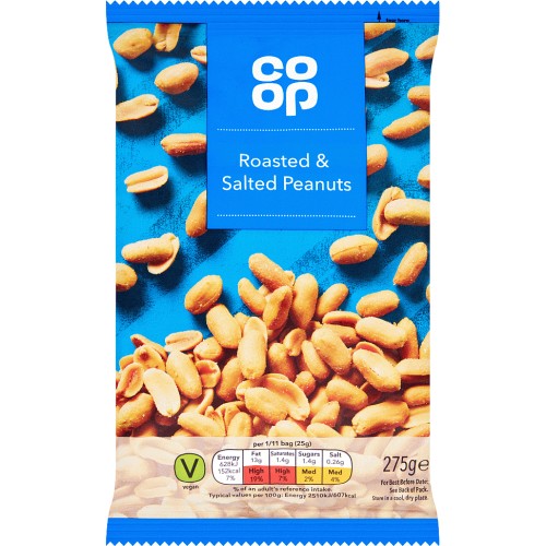 Coop Roasted & Salted Peanuts (275g) Compare Prices & Where To Buy