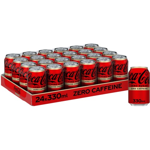 CocaCola Zero Sugar Zero Caffeine (24 x 330ml) Compare Prices