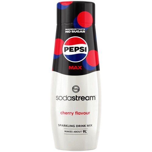SodaStream Pepsi Max Sparkling Drink Mix Cherry Flavour (440ml