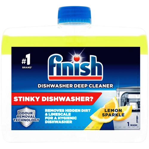 Finish Lemon Sparkle Dishwasher Machine Cleaner (250ml) Compare