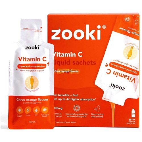 YourZooki Vitamin C Zooki Sachets (30 x 15ml) Compare Prices & Where