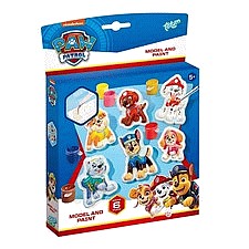 Paw Patrol Model & Paint Childrens Arts Craft Set Kids Creative Toy