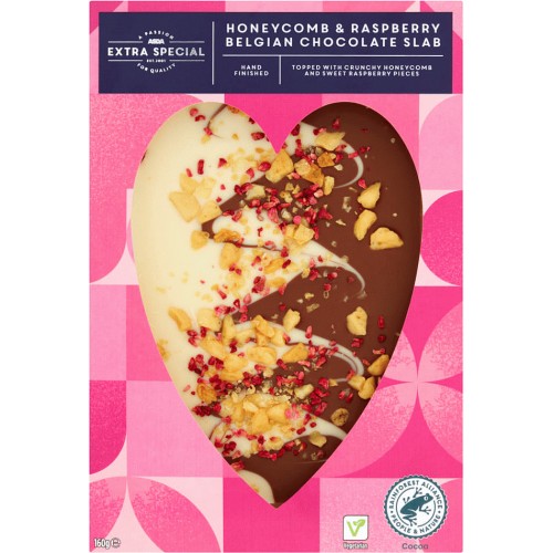 ASDA Extra Special & Raspberry Belgian Chocolate Slab (160g