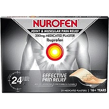 Nurofen Joint & Muscular Pain Relief 2 x Medicated Plaster (2 x 200mg