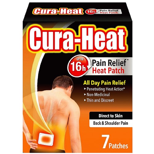 CuraHeat Heat Patch Pain Relief Back & Shoulder Direct To Skin
