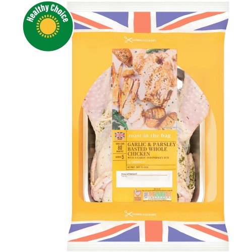 Sainsbury's Roast in the Bag British Whole Fresh Chicken & Garlic
